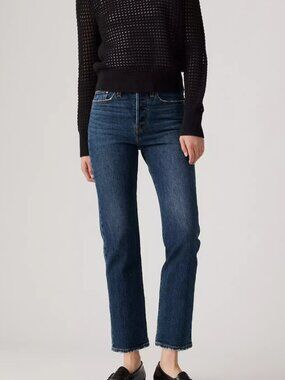 Levi's Wedgie Straight Ankle Jeans